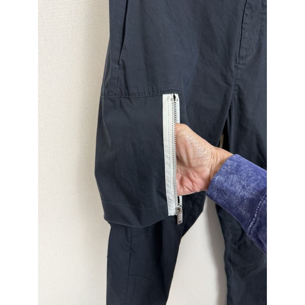 Nike Black Joggers with White Zip Accent - Picture 5 of 15